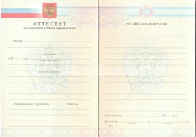 Аттестат за 9 класс 2007-2010 в Подольске